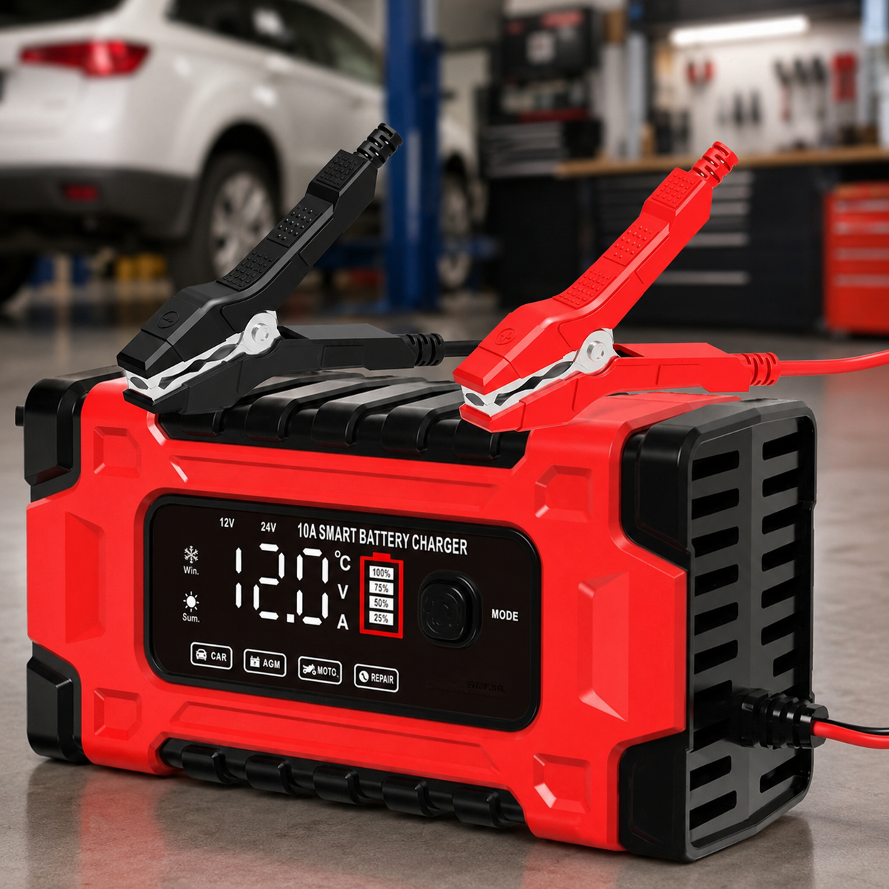 Зарядний імпульсний  пристрій 12V/10A-24V/5A
