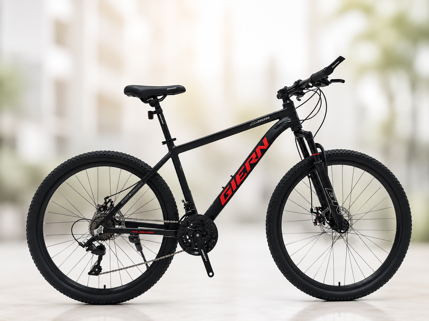 Велосипед GIEREN 8000 R29 Чорний / Велосипед спортивний 24 швидкості