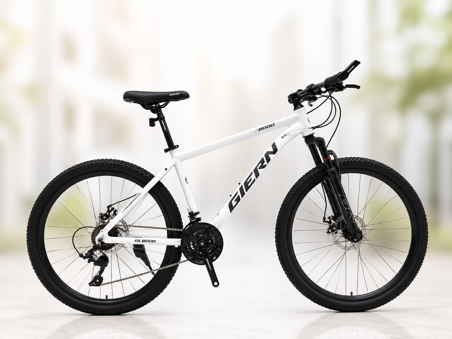 Велосипед GIEREN 8000 R29 Білий / Велосипед спортивний 24 швидкості