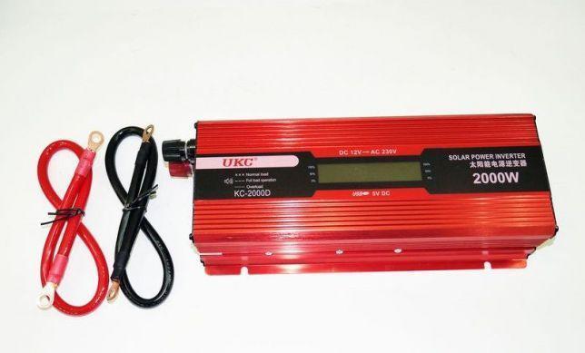 Преобразователь AC/DC KC-2000D 2000W + lcd преобразователь электричества, инвертор напряжения Преобразователь
