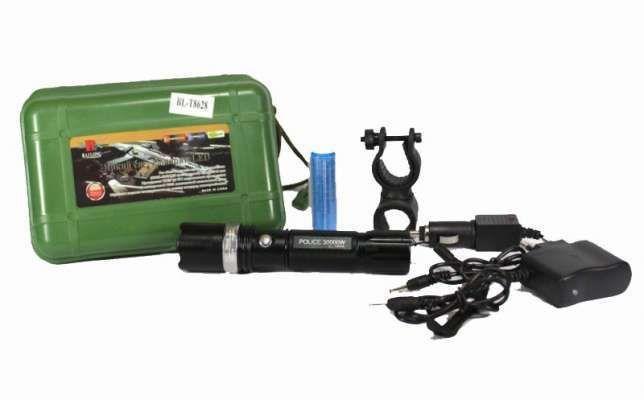 Фонарик POLICE 8628-10000W 12V + вело крепление PR2