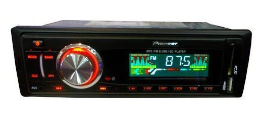 Автомагнитола Pioneer A-505 USB Мр3 (радиатор, пульт), магнитола автомобильная PR4