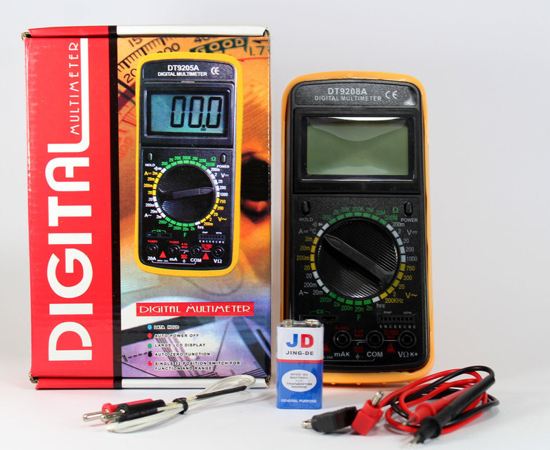 Цифровой профессиональный мультиметр DT-9208A PR3