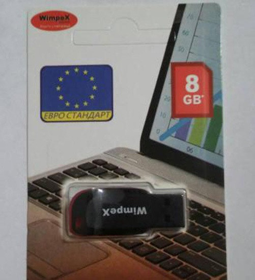 Флешка USB накопитель 8 Gb Wimpex PR3