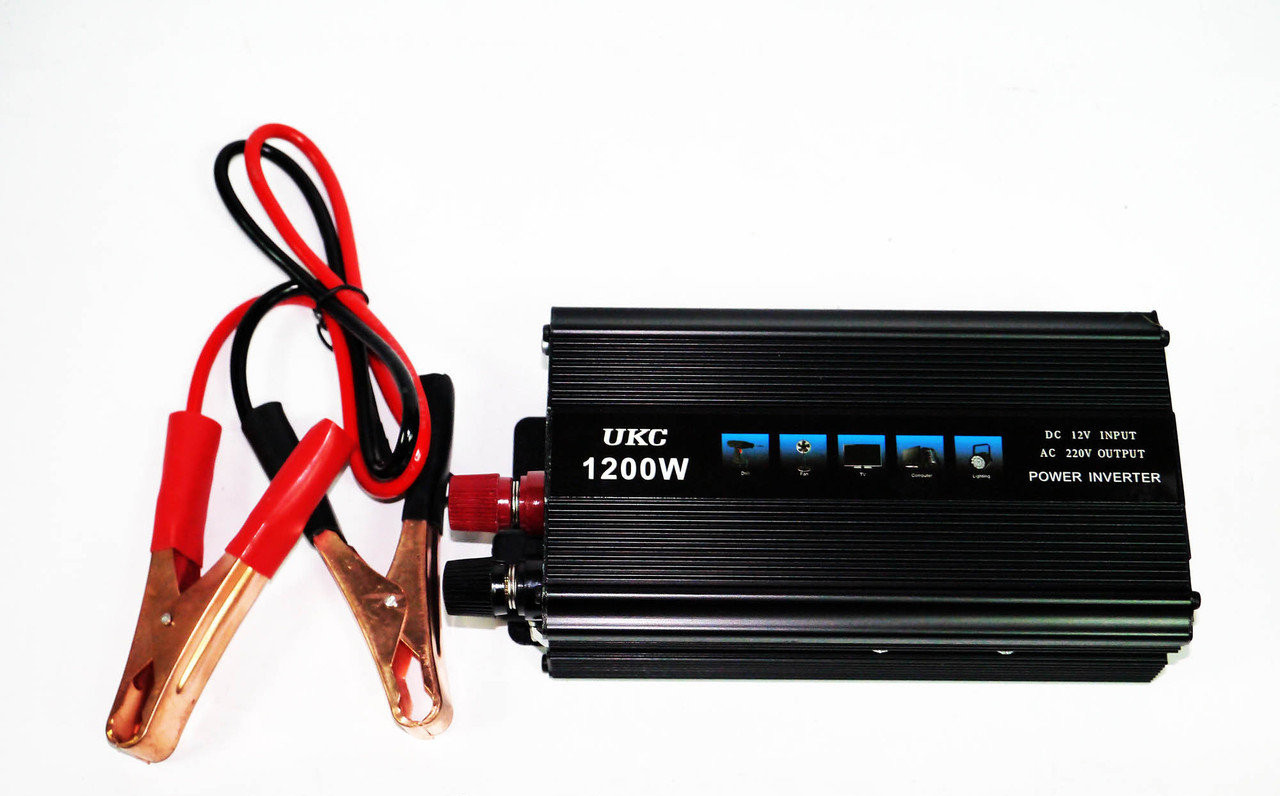 Преобразователь 12V-220V 1200W преобразователь электричества, инвертор напряжения Преобразователь постоянного