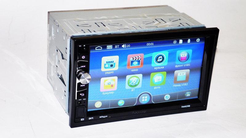 Автомагнитола 2Din 7040CRB USB,SD, Video + ПУЛЬТ НА РУЛЬ+возможность подключения камеры PR5