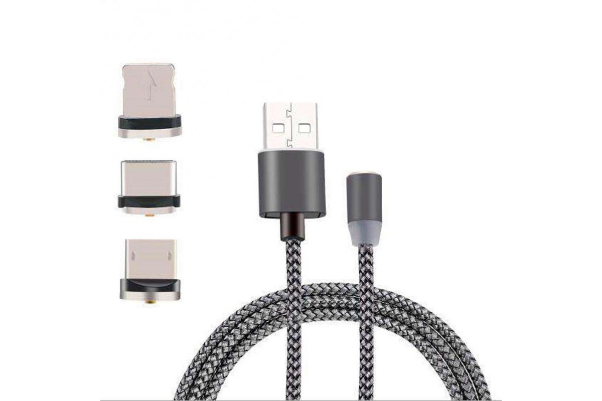 Шнур кабель магнитный CHARGER 3 в 1 PR2