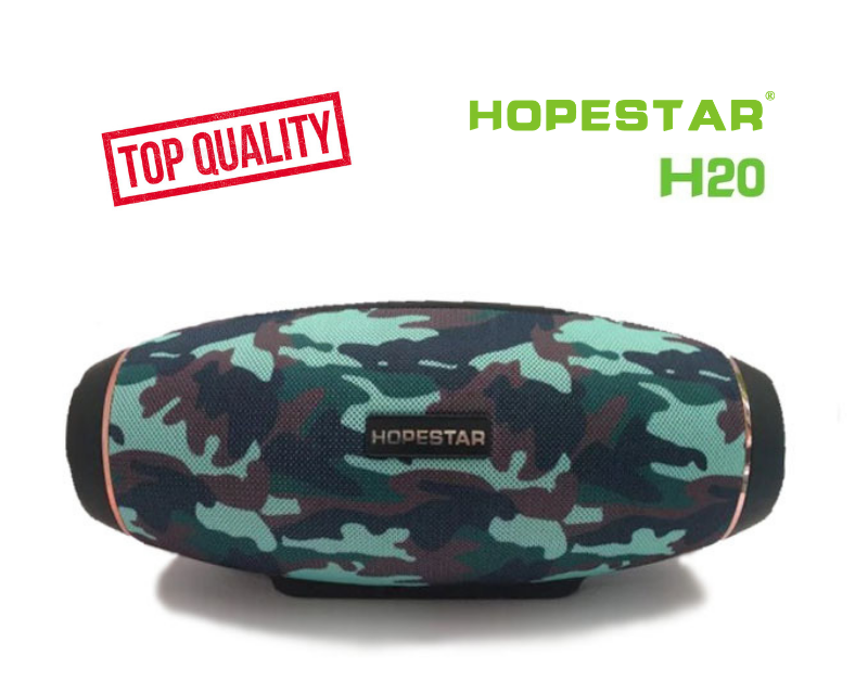 Отличная портативная Bluetooth колонка Hopestar H20 31 Вт (хаки, камуфляж) PR5