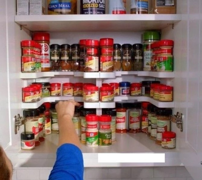 Полка-органайзер для специй Spicy Shelf | Многофункциональный органайзер-полка для специй и банок PR3
