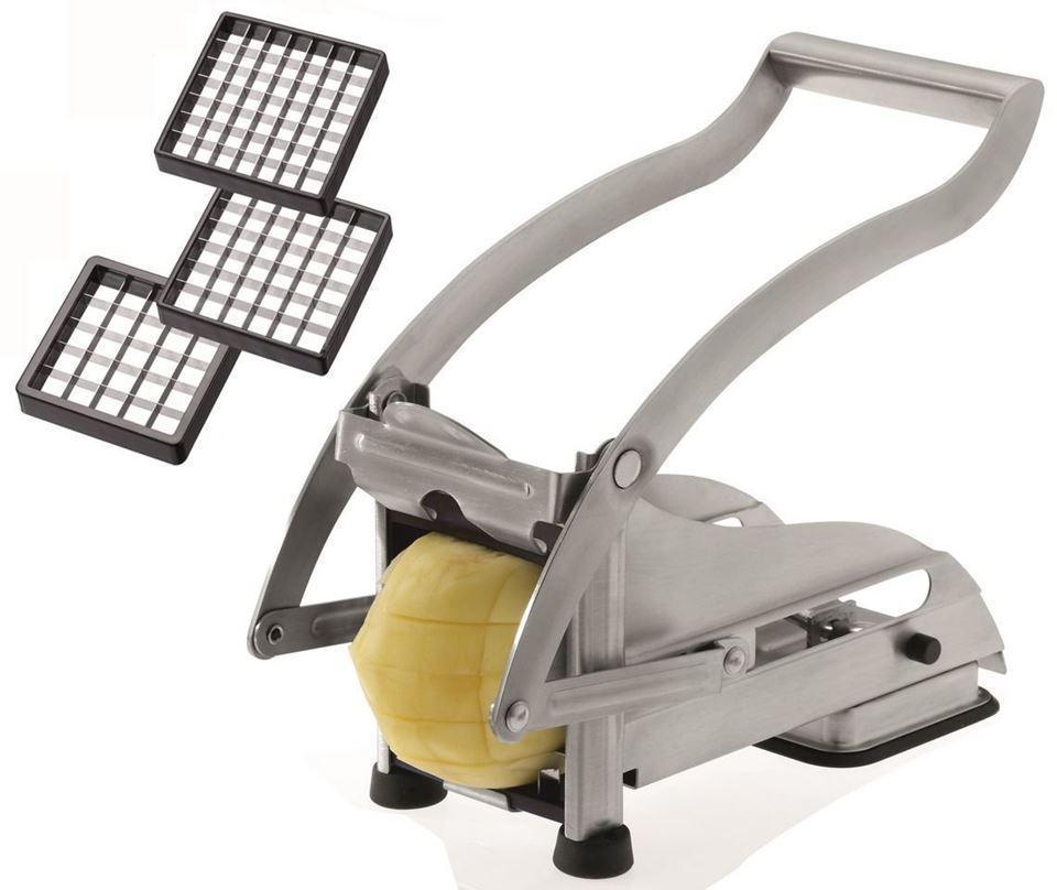 Машинка для нарізування картоплі соломкою Potato Chipper | картоплерізання | овочерізка | мультирізка