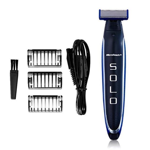 Триммер Micro Touch Solo | машинка для стрижки бороды 3 в 1 | бритва мужская CG21 PR3