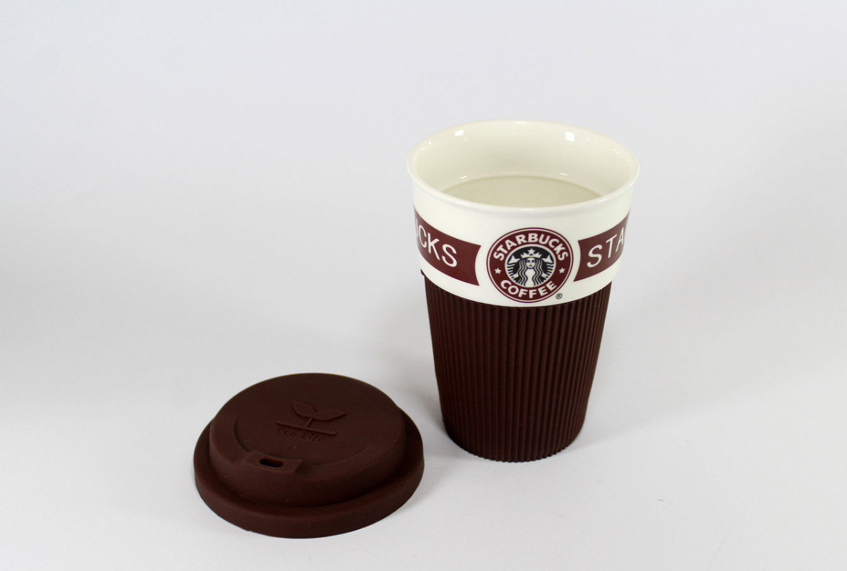 Термокружка керамическая Cup StarBucks PR1