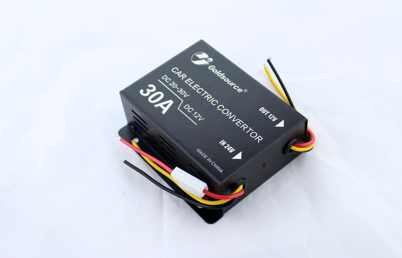 Преобразователь DC/DC 24v-12v 30A преобразователь электричества, инвертор напряжения PR3