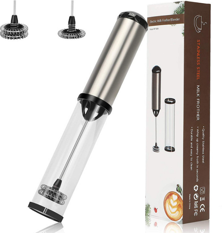 Капучинатор - вспениватель молока Electric Milk Frother/Blender · Портативный миксер для взбития сливок и молока в пенку