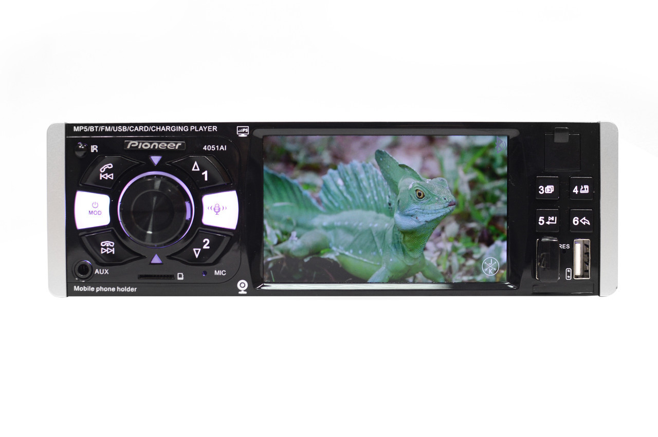 Автомагнітола 4051 AI 1Din ∙ Магнітола універсальна з екраном 4.1" DIVX + MP5 + USB + SD + Bluetooth