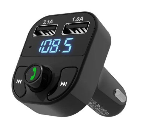 FM модулятор трансмітер в авто Car X8 MP3 ∙ 2 USB роз9;єми ∙ micro SD ∙ Bluetooth