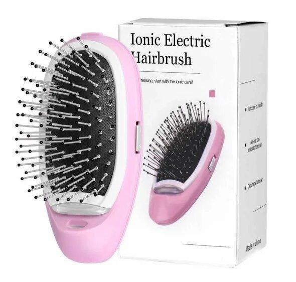 Ионная массажная расческа Ionic Electric Hairbrush ∙ Щетка для волос с функцией ионизации