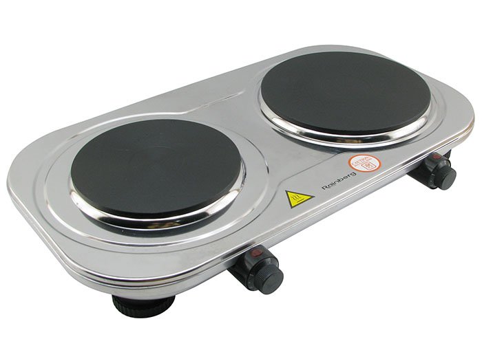 Плита электрическая дисковая Rainberg RB-007 на 2 конфорки