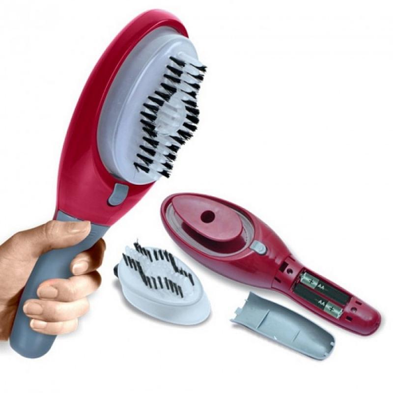 Щітка для самостійного фарбування волосся Hair Coloring Brush ∙ Розчіска – стайлер із резервуаром для фарби