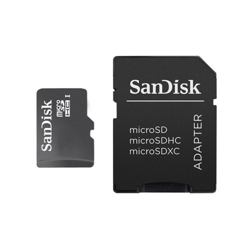 Карта пам9;яті SanDisk MicroSD 08GB10 with Adapter