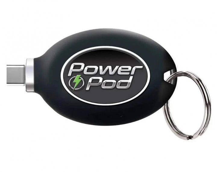 Powerbank – брелок для ключів Power Pod Emergency Charge 800 mAh Роз9;єм Micro USB ∙ Портативний зарядний пристрій Power Bank для телефону