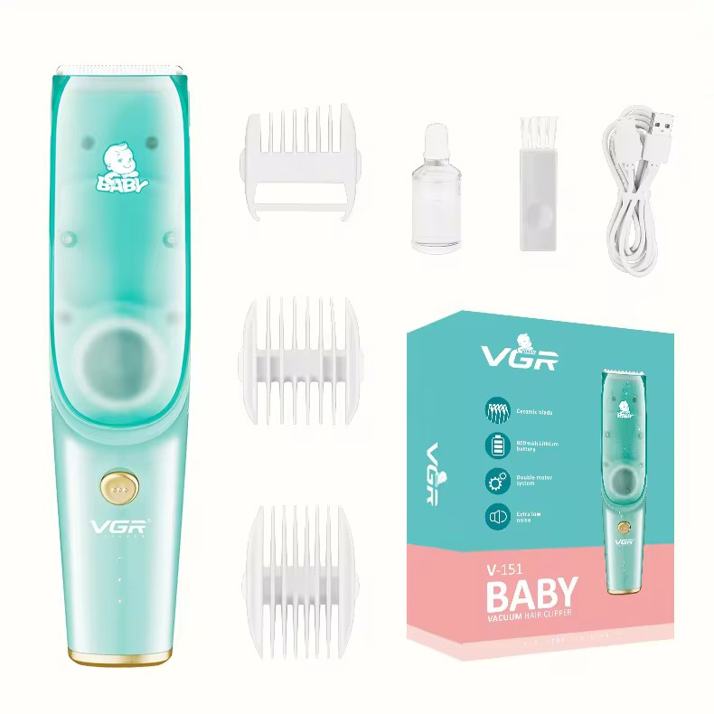 Машинка для стрижки дітей VGR V-151 Baby · Дитяча машинка – тример для стрижки м9;якого волосся з низьким рівнем шуму