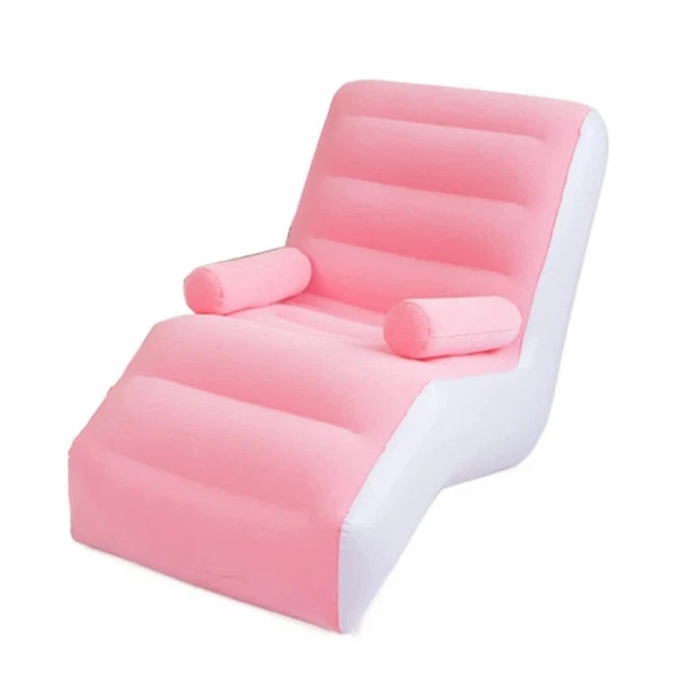 Надувний диван – крісло з підлокітниками Inflatable Sofa · Портативне складане крісло для дому, дачі, туризму та відпочинку, 140х85х80 см