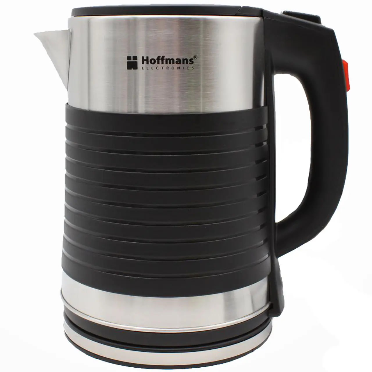 Електричний чайник на 2,5 л HM-2545 • Чорний дисковий чайник для дому 2000Вт