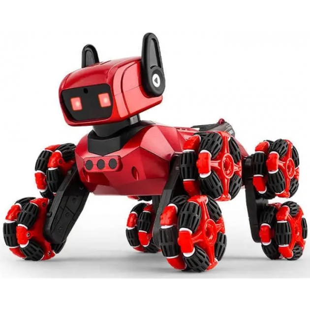 Інтерактивний робот-собака 8-wheel Mechanical Dog NO.1028 з пультом д/у • Ігровий робот-собака з 8 колесами та дистанційним керуванням