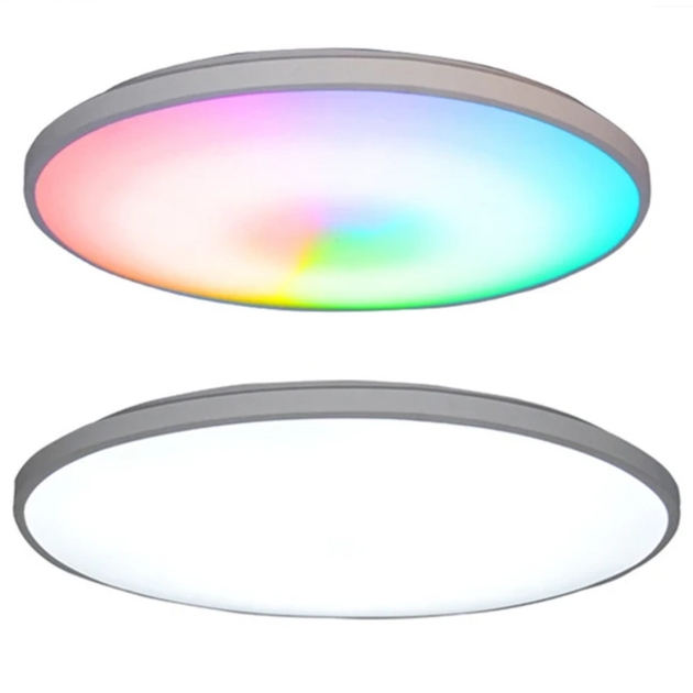 Стельовий світильник Ceiling Lamp Smart з RGB-підсвічуванням та пультом керування • LED люстра 24 Вт для сучасного інтер9;єру