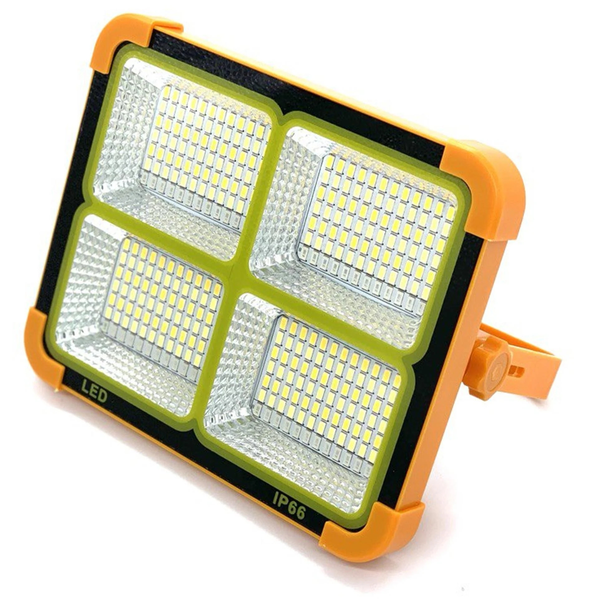 Потужний ліхтар-прожектор із сонячною панеллю Solar SL-D8 12000mAh ∙ Універсальний прожектор SL-D8 з акумулятором та USB-зарядкою