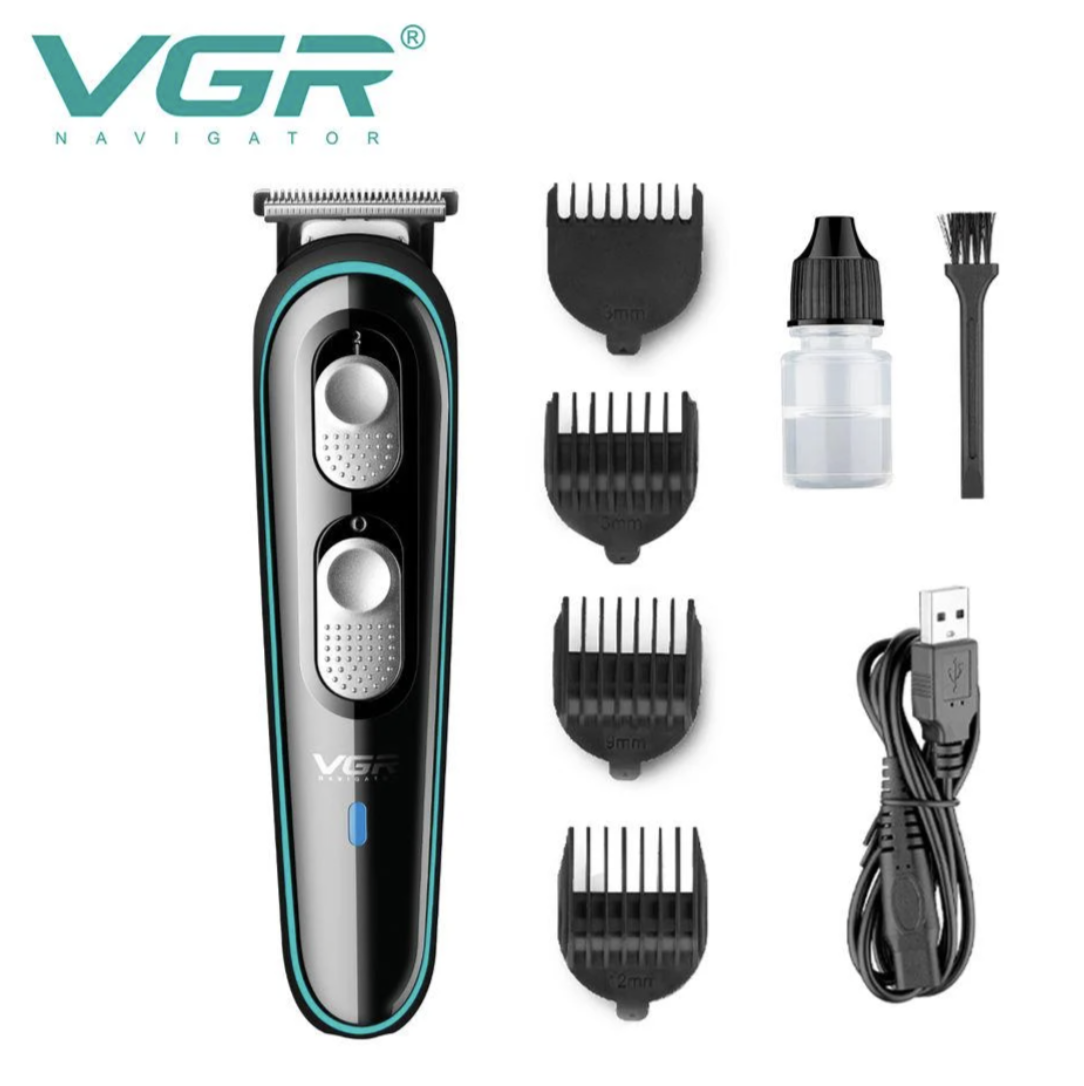 Тример для бороди та вусів V-055 ∙ Машинка для стрижки VGR V-055