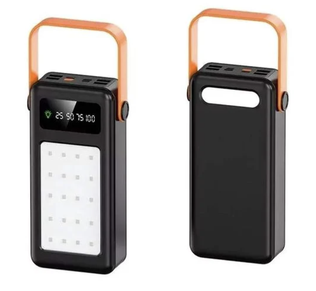 Power Bank 50000 mAh з LED-ліхтариком, дисплеєм і 4 USB-роз9;ємами YM-642 ∙ Портативний Power Bank з LED-ліхтариком для дому та екстрених ситуацій
