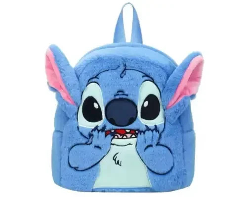 Дитячий м’який рюкзак Стіч Lilo Stitch з вушками • Плюшевий рюкзак для дівчинки і хлопчика, дитячий рюкзак Stitch для садка, прогулянок і подарунка
