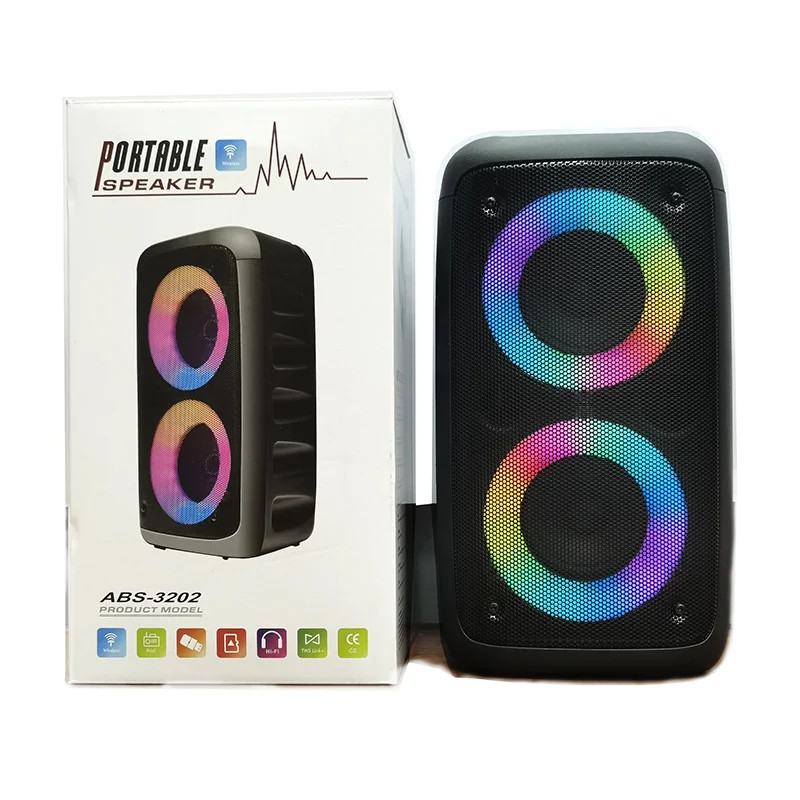 Портативна Bluetooth колонка ABS-3202 • Бездротова акустична колонка для музики, дому, відпочинку та поїздок