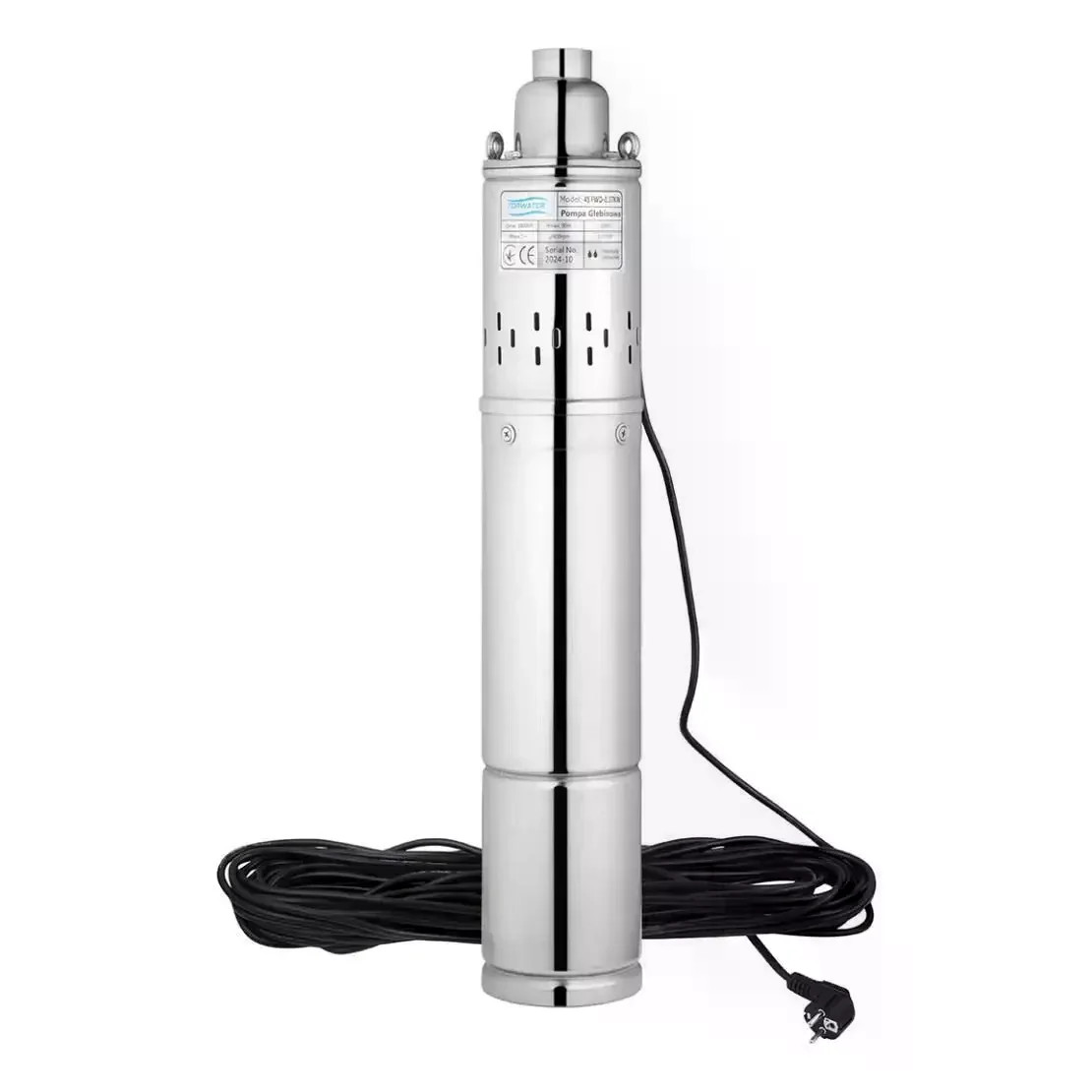 Свердловинний шнековий насос Screw Pump 4QGD2 1500W 120 м • Заглибний насос для подачі води зі свердловини, будинку, дачі та системи водопостачання