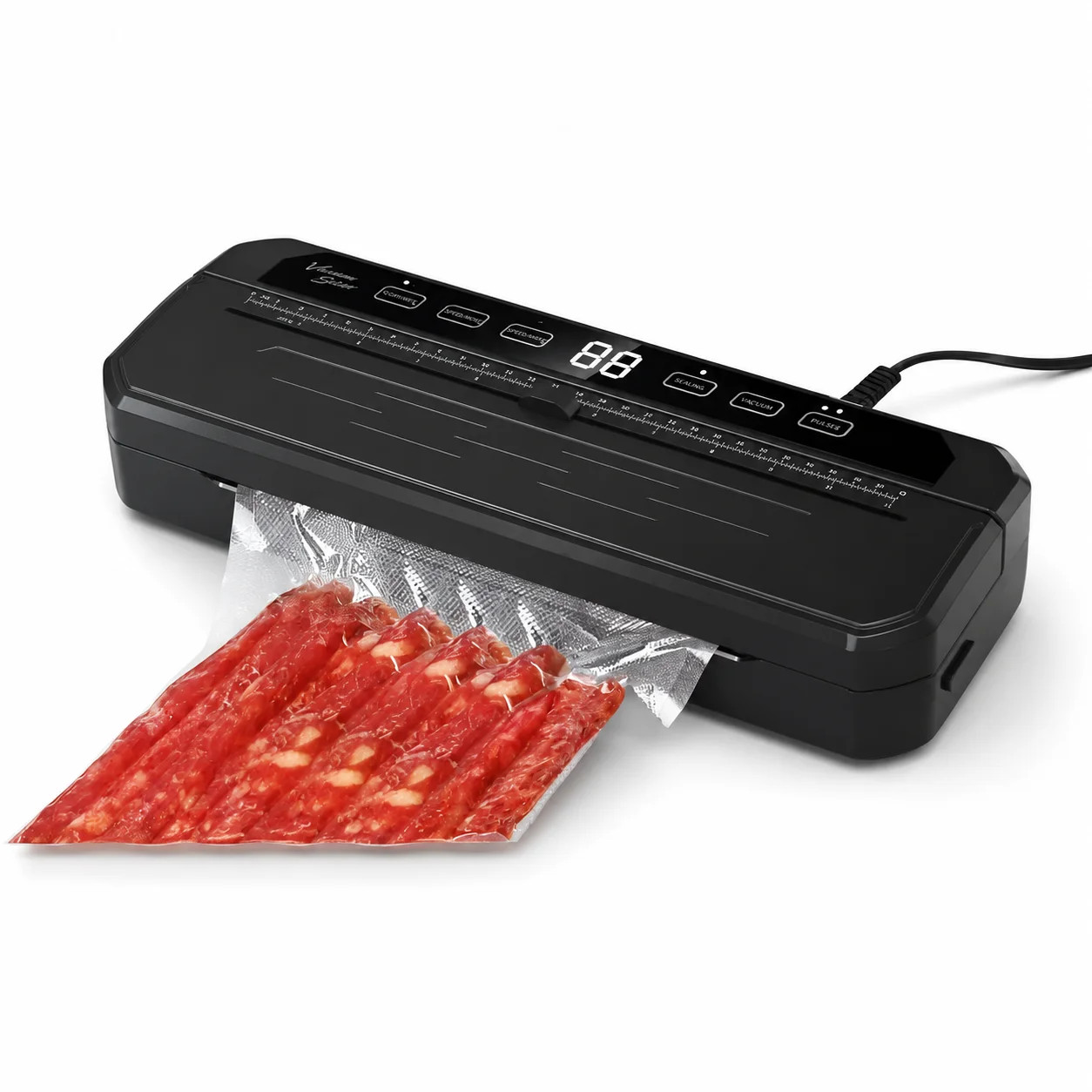 Вакууматор для продуктів AND LY-881 60 кПа 107 Вт • Вакуумний пакувальник Sealing Machine для зберігання, заморожування та запаювання пакетів