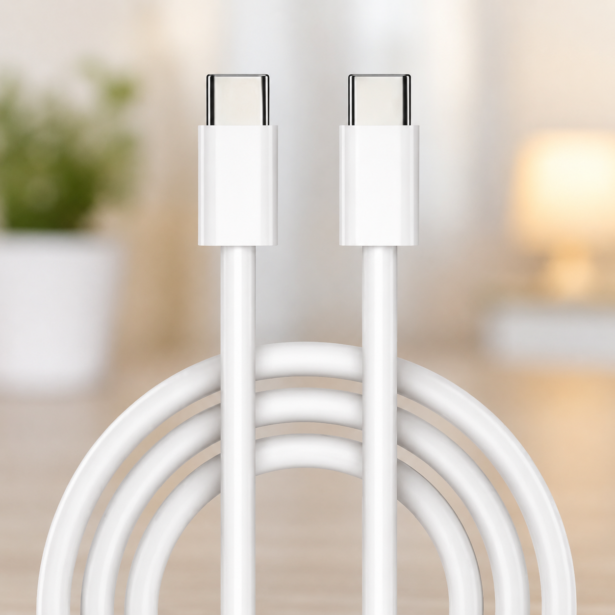 Кабель FAST CHARGE TYPE-C/TYPE-C 140 см / Кабель для швидкого заряджання 6А
