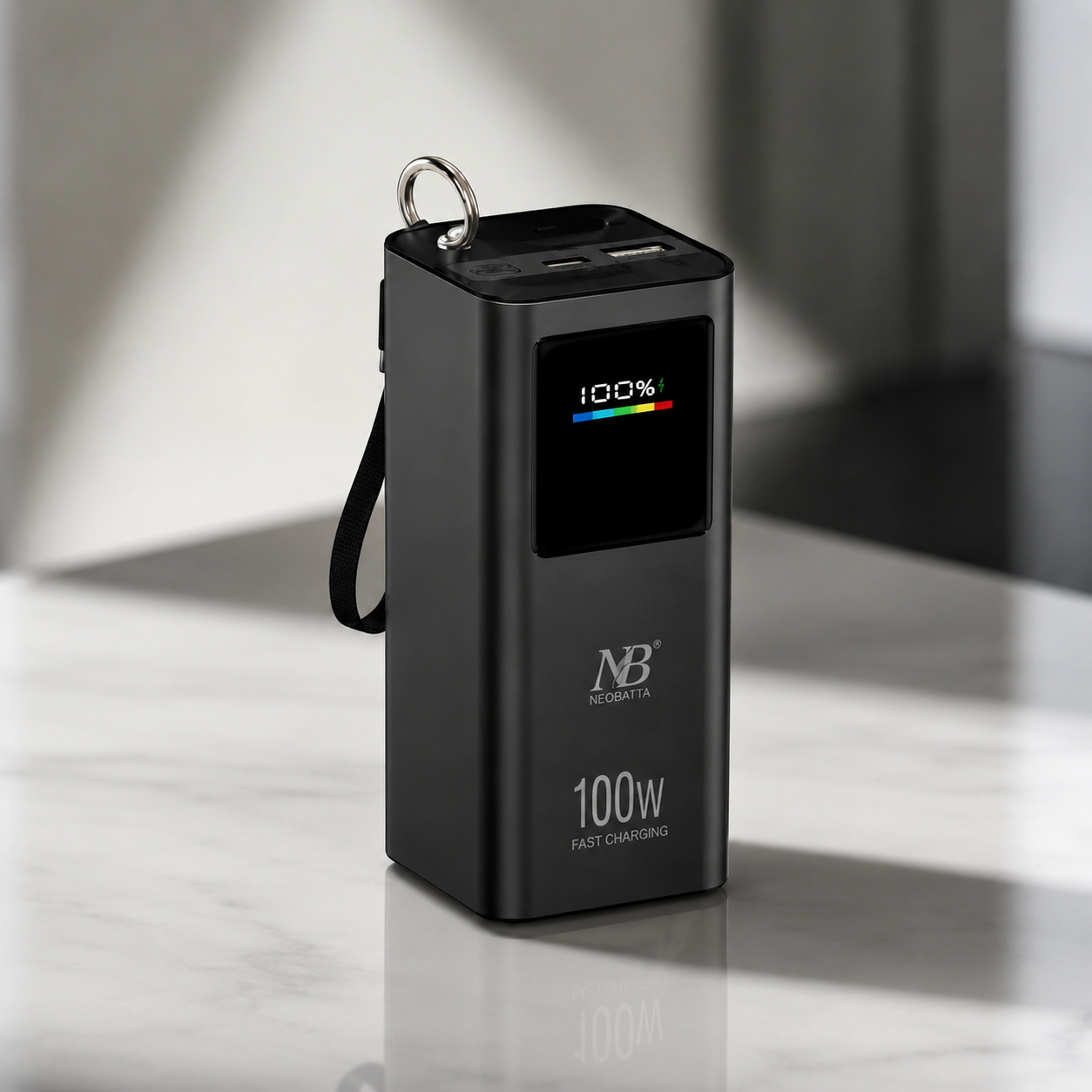 PowerBank Neobatta N-918 20000 mAh 100W / Портативний зарядний пристрій 20000 mAh