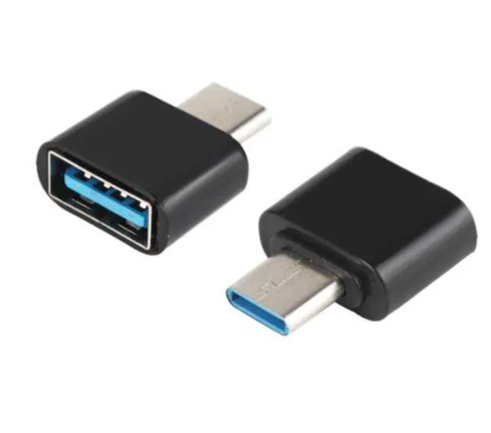 Адаптер перехідник OTG USB Type-C Black