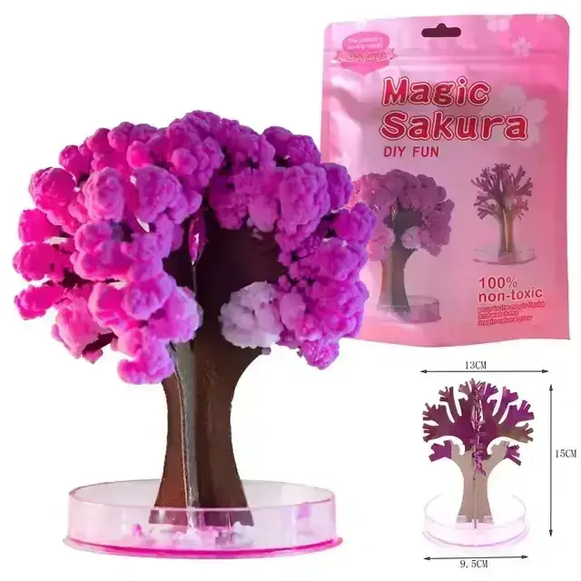 Чарівне дерево з паперу Сакура Magic Sakura Штучна квітка сакури