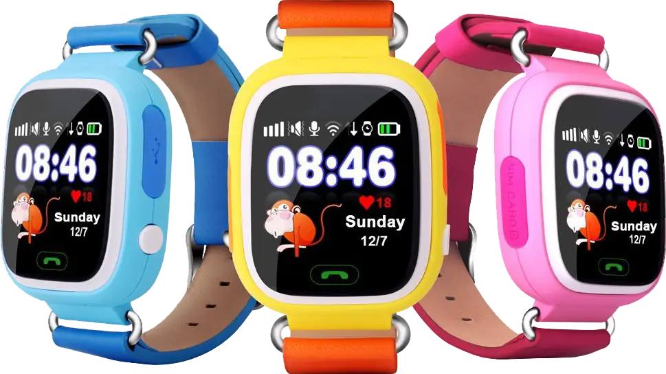 Смарт-годинник дитячий UWatch Q90 GPS контроль дзвінки повідомлення SOS Wi-Fi