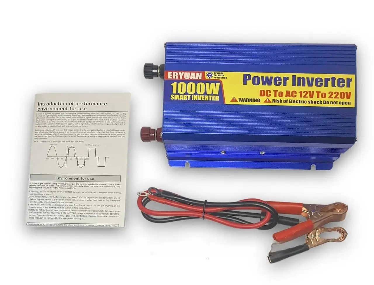 Перетворювач напруги з 12V на 220 V (1000W)