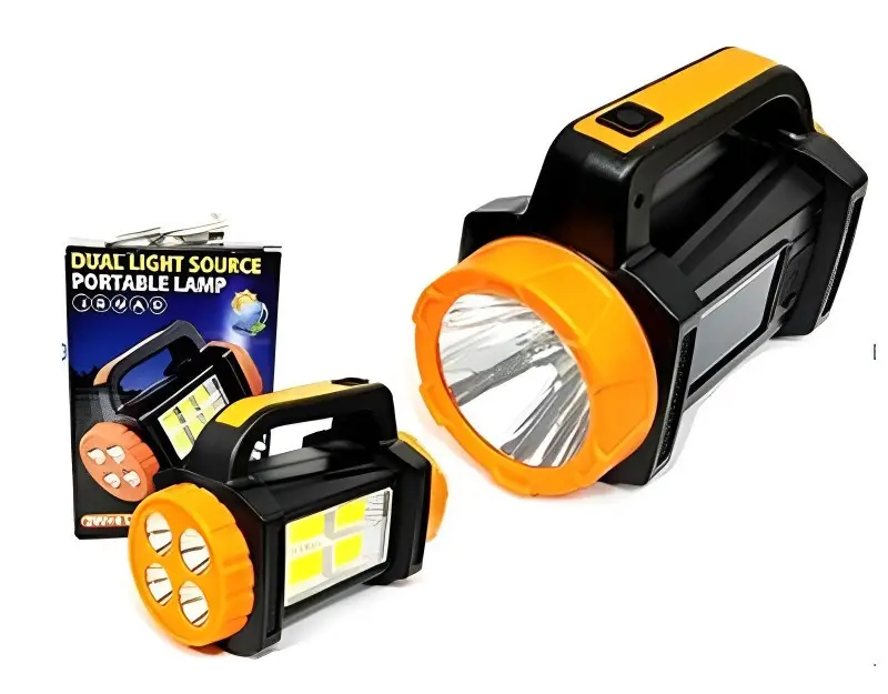 Кемпінговий ліхтар MH-828C1 (3W+4xLed+COB) + Power bank + сонячна панель + microUSB