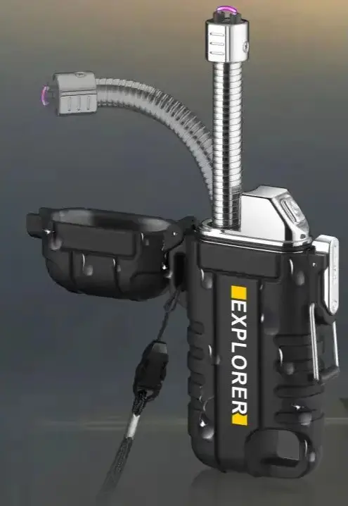 Запальничка Дугова електроімпульсна водонепроникна EXPLORER від USB