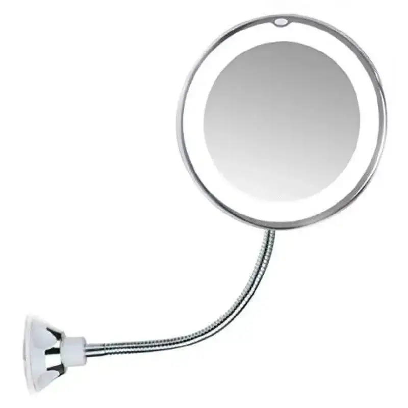 Дзеркало з LED-підсвіткою ULTRA FLEXIBLE MIRROR зі збільшенням 5X. Гнучке дзеркало для макіяжу