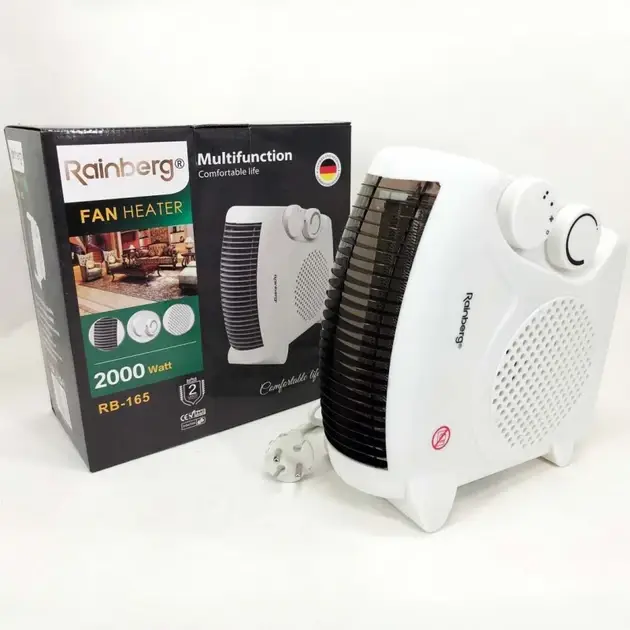 Тепловентилятор Rainberg RB-165 /обогрівач/дійчик/2000W