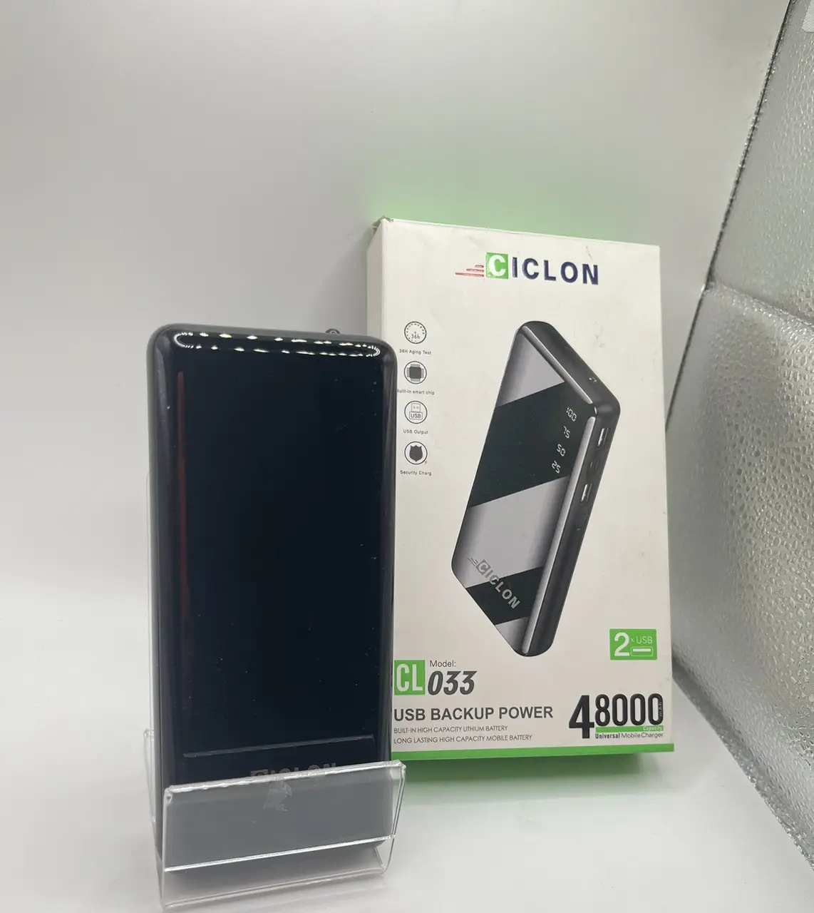 Павербанк POWER BANK CICLON CL-033 48000 mAh, чорний