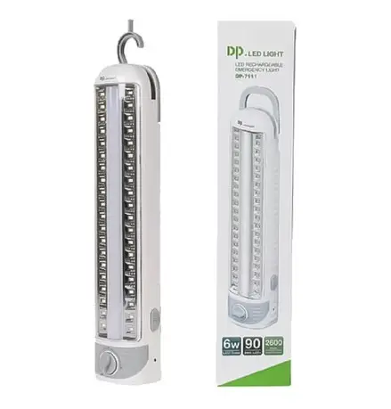 Акумуляторний ліхтар-Лампа DP LED DP-7111 6 W + 4 W / портативний ліхтар / акумуляторний світильник