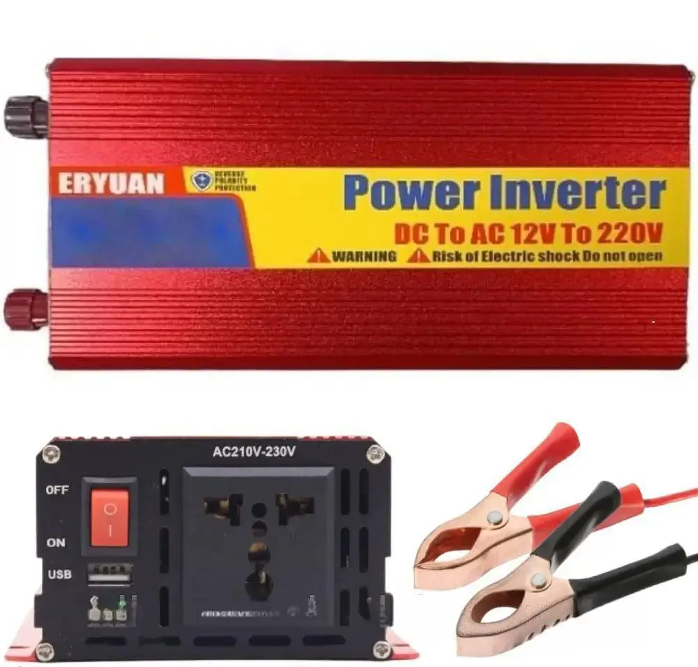 Перетворювач напруги інвертор UKC AR 5000W 12-220 V Автомобільний перетворювач